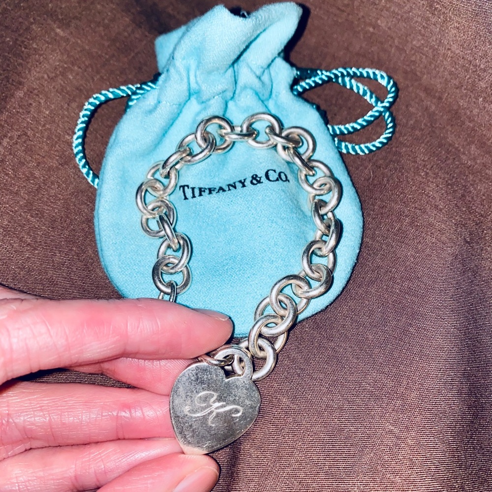 Tiffany and Co K heart bracelet